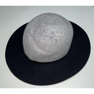 Orchid Row Womens Wool Dress Hat One Size Gray Navy Blue Fall Winter